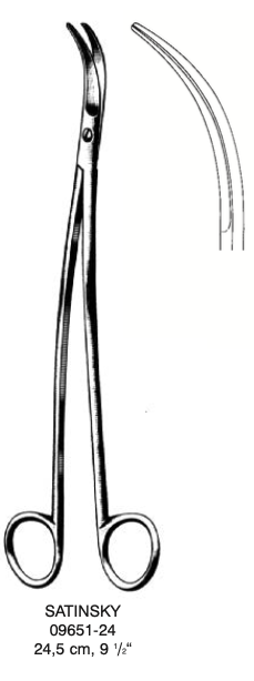 Sax Satinsky, böjd 24,5 cm